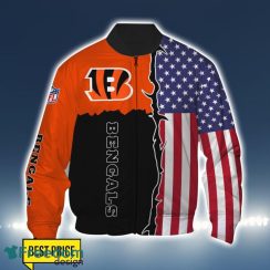 Cincinnati Bengals US Flag 3D All Over Printed T-shirt Hoodie Sweatshirt Product Photo 4