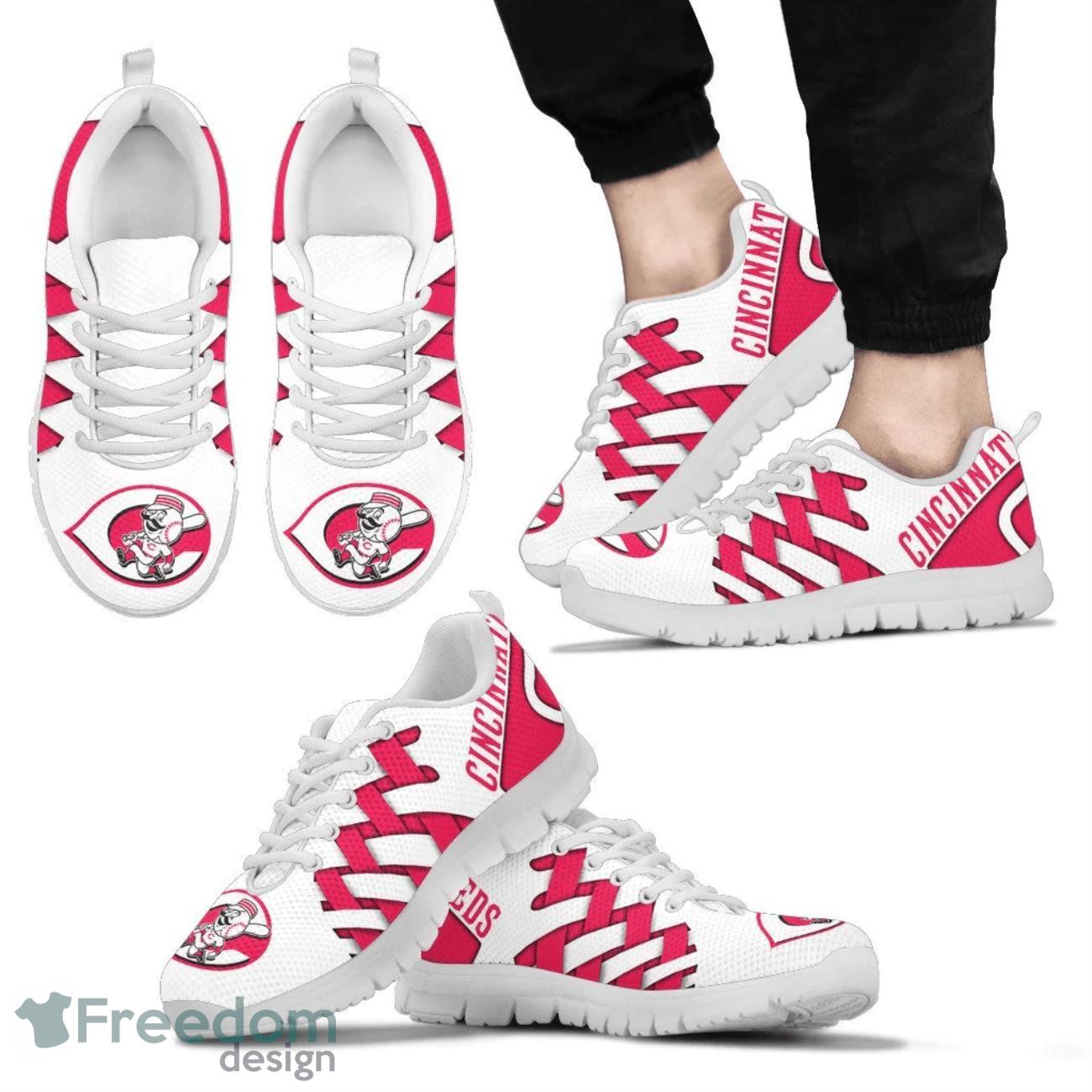 Cincinnati Reds Team Sneakers New Gift Sport Shoes Product Photo 2
