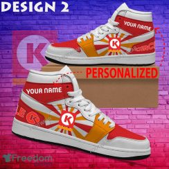 Circle K Brand Logo Air Jordan 1 Hightop Shoes New Trending Custom Name - Circle K Brand Logo Air Jordan 1 Hightop Shoes Style 2