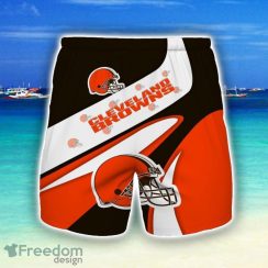 Cleveland Browns 3D All Print Beach Shorts For Men Cleveland Browns Fans