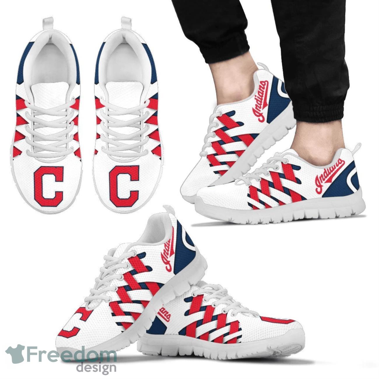 Cleveland Indians Team Sneakers New Gift Sport Shoes Product Photo 2