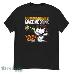 Commanders Snoopy Make Me Drink shirt - G500 Men’s Classic T-Shirt