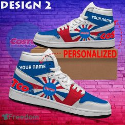 Costco Brand Logo Air Jordan 1 Hightop Shoes New Trending Custom Name - Costco Brand Logo Air Jordan 1 Hightop Shoes Style 2
