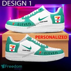 Custom Name 7 Eleven Brand Air Force 1 Sneakers New Pattern For Fans Gift AF1 Shoes Custom Name 7 Eleven Brand Air Force 1 Sneakers New Pattern For Fans Gift AF1 Shoes