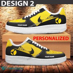 Custom Name ABinbev Brand Air Force 1 Sneakers New Pattern For Fans Gift AF1 Shoes - Brands ABinbev Air Force 1 Sneakers Custom Name Photo 2