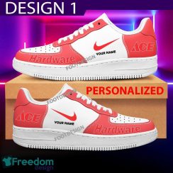 Custom Name ACE HARDWARE Brand Air Force 1 Sneakers New Pattern For Fans Gift AF1 Shoes Custom Name ACE HARDWARE Brand Air Force 1 Sneakers New Pattern For Fans Gift AF1 Shoes