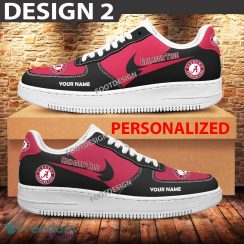 Custom Name Alabama Crimson Tide Teams Air Force 1 Shoes Design Gift AF1 Sneaker For Fans - Alabama Crimson Tide Air Force 1 Sneaker Personalized Style 2