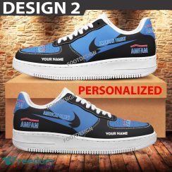 Custom Name Amfam Brand Air Force 1 Sneakers New Pattern For Fans Gift AF1 Shoes - Brands Amfam Air Force 1 Sneakers Custom Name Photo 2