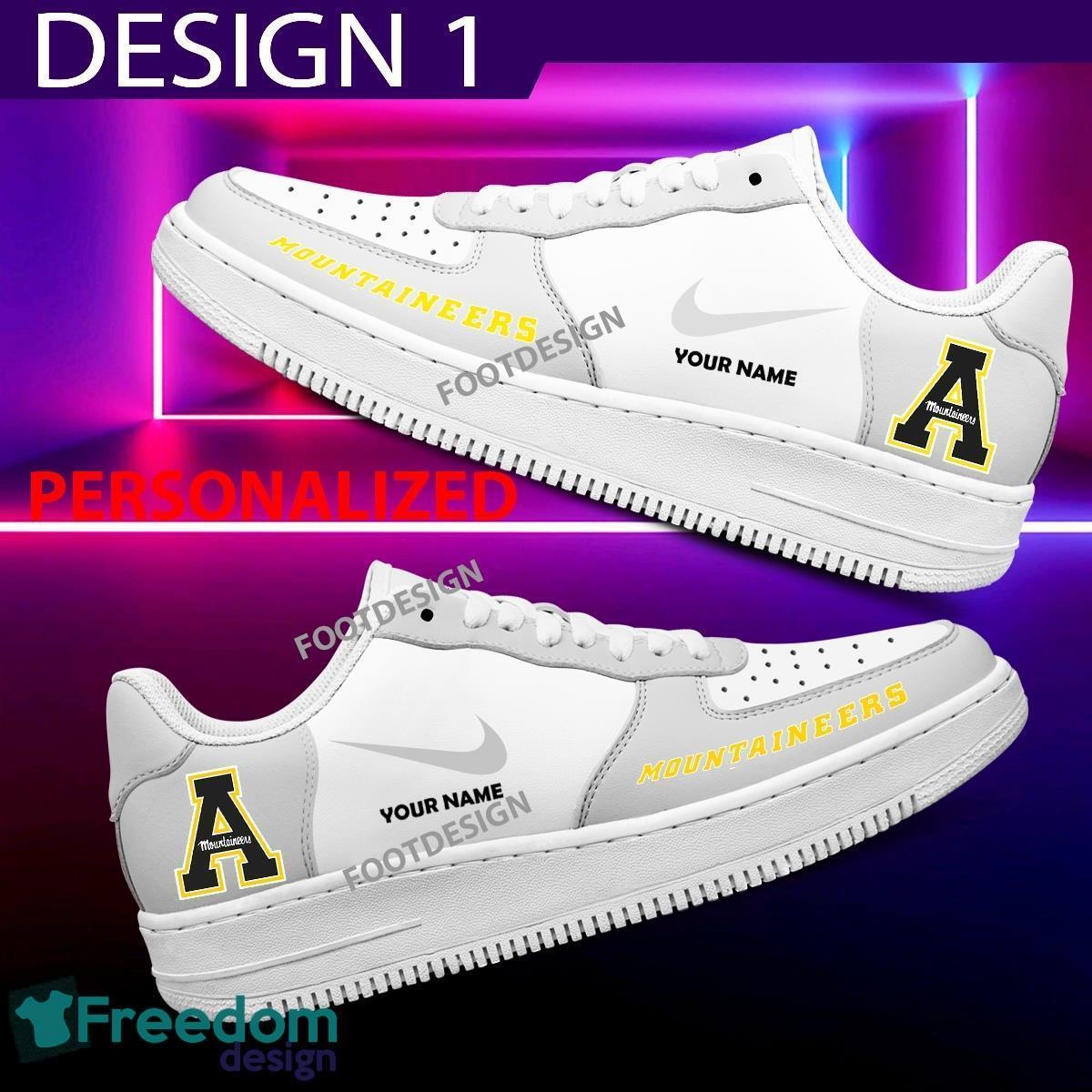 Custom Name Appalachian State Mountaineers Teams Air Force 1 Shoes Design Gift AF1 Sneaker For Fans image Custom Name Appalachian State Mountaineers Teams Air Force 1 Shoes Design Gift AF1 Sneaker For Fans - Appalachian State Mountaineers Air Force 1 Sneaker Personalized Style 1