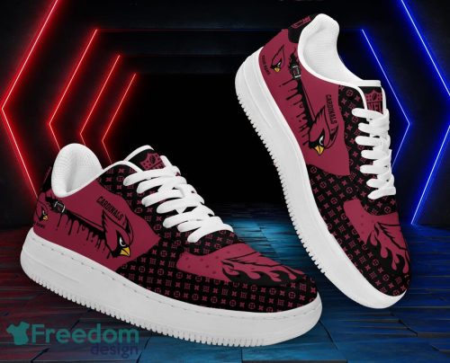 Custom Name Arizona Cardinals Drip Sneakers Air Force Shoes For Fans Custom Name Product Photo 2