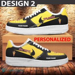 Custom Name Arizona State Sun Devils Teams Air Force 1 Shoes Design Gift AF1 Sneaker For Fans - Arizona State Sun Devils Air Force 1 Sneaker Personalized Style 2