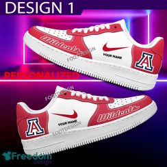 Custom Name Arizona Wildcats Teams Air Force 1 Shoes Design Gift AF1 Sneaker For Fans - Arizona Wildcats Air Force 1 Sneaker Personalized Style 1