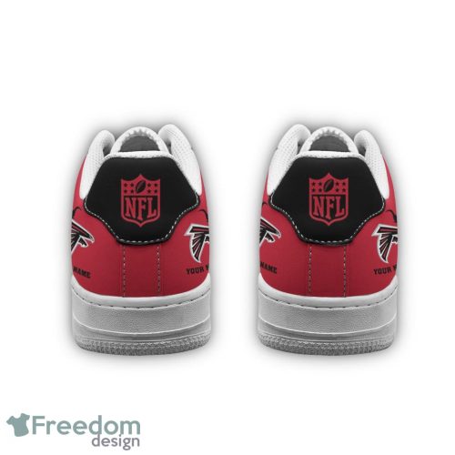 Custom Name Atlanta Falcons Drip Sneakers Air Force Shoes For Fans Custom Name Product Photo 4