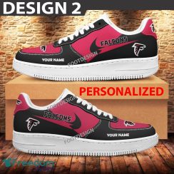 Custom Name Atlanta Falcons Teams Air Force 1 Shoes Design Gift AF1 Sneaker For Fans - Atlanta Falcons Air Force 1 Sneaker Personalized Style 2