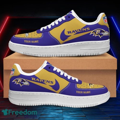 Custom Name Baltimore Ravens Custom Name Air Force Shoes Limited For Men And Women Sport Shoes Product Photo 2