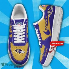 Custom Name Baltimore Ravens Custom Name Air Force Shoes Limited For Men And Women Sport Shoes Product Photo 3