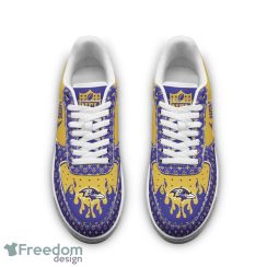 Custom Name Baltimore Ravens Drip Sneakers Air Force Shoes For Fans Custom Name Product Photo 3