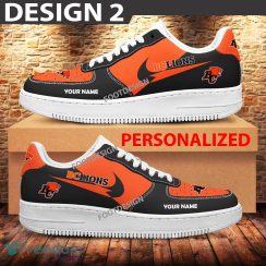 Custom Name BC Lions Teams Air Force 1 Shoes Design Gift AF1 Sneaker For Fans - BC Lions Air Force 1 Sneaker Personalized Style 2