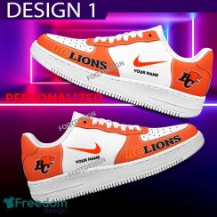Custom Name BC Lions Teams Air Force 1 Shoes Design Gift AF1 Sneaker For Fans Custom Name BC Lions Teams Air Force 1 Shoes Design Gift AF1 Sneaker For Fans