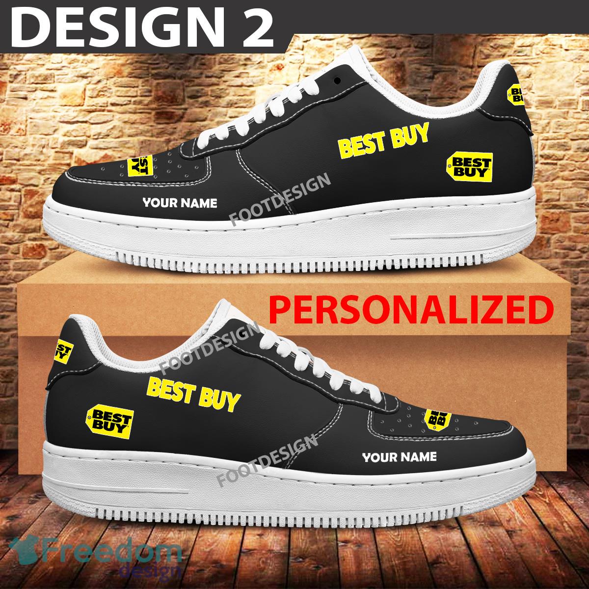 Custom Name Best Buy Brand Air Force 1 Sneakers New Pattern For Fans Gift AF1 Shoes image Custom Name Best Buy Brand Air Force 1 Sneakers New Pattern For Fans Gift AF1 Shoes - Brands Best Buy Air Force 1 Sneakers Custom Name Photo 2