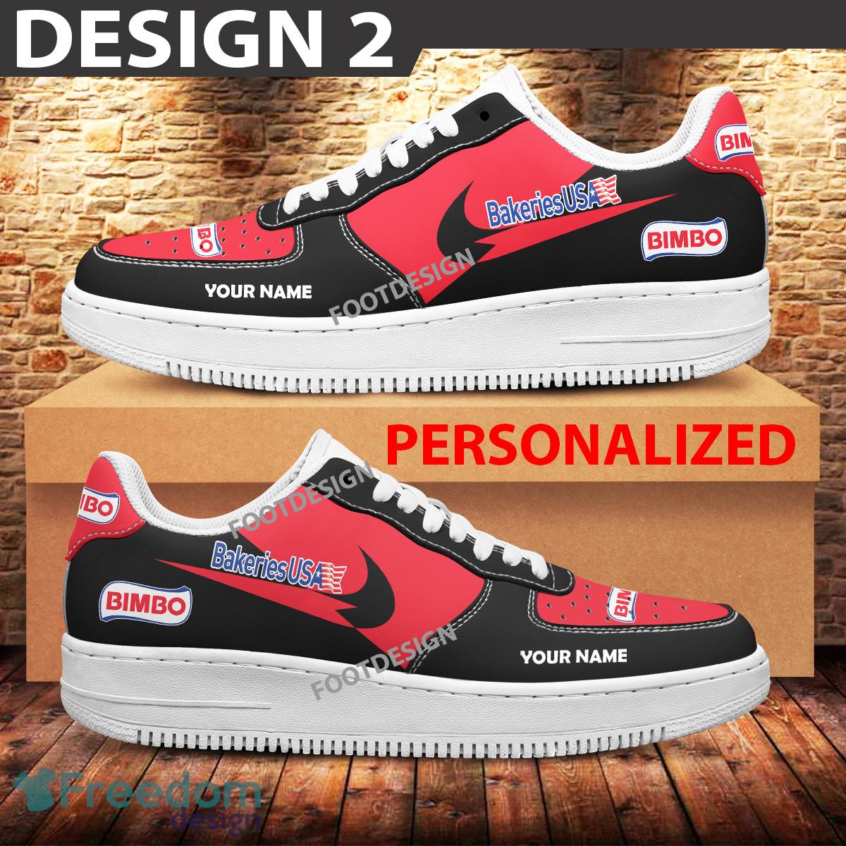Custom Name Bimbo Bakeries Usa Brand Air Force 1 Sneakers New Pattern For Fans Gift AF1 Shoes image Custom Name Bimbo Bakeries Usa Brand Air Force 1 Sneakers New Pattern For Fans Gift AF1 Shoes - Brands Bimbo Bakeries Usa Air Force 1 Sneakers Custom Name Photo 2