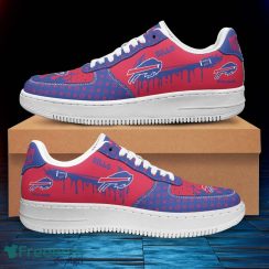 Custom Name Buffalo Bills Drip Sneakers Air Force Shoes For Fans Custom Name Product Photo 2