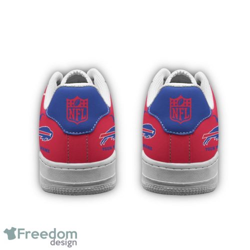 Custom Name Buffalo Bills Drip Sneakers Air Force Shoes For Fans Custom Name Product Photo 4