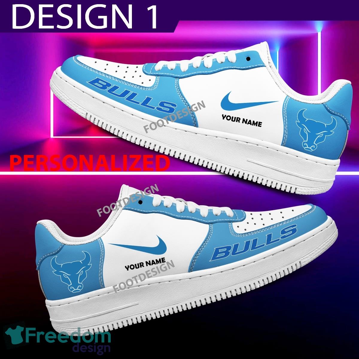 Custom Name Buffalo Bulls Teams Air Force 1 Shoes Design Gift AF1 Sneaker For Fans image Custom Name Buffalo Bulls Teams Air Force 1 Shoes Design Gift AF1 Sneaker For Fans - Buffalo Bulls Air Force 1 Sneaker Personalized Style 1