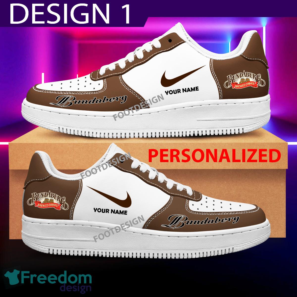 Custom Name Bundaberg Brand Air Force 1 Sneakers New Pattern For Fans Gift AF1 Shoes image Custom Name Bundaberg Brand Air Force 1 Sneakers New Pattern For Fans Gift AF1 Shoes - Brands Bundaberg Air Force 1 Sneakers Custom Name Photo 1