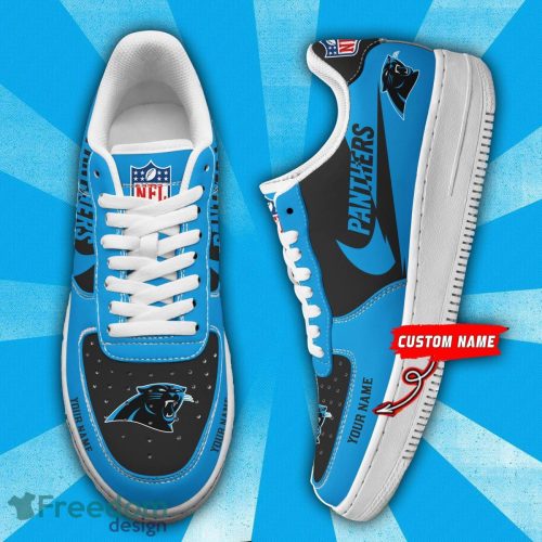 Custom Name Carolina Panthers Custom Name Air Force Shoes Limited For Men And Women Sport Shoes Product Photo 3