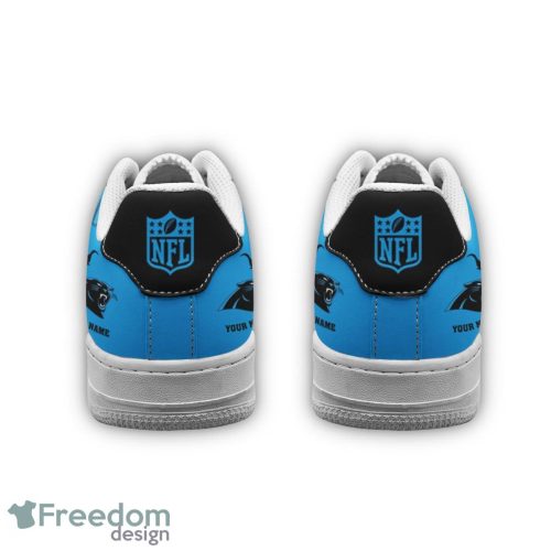 Custom Name Carolina Panthers Drip Sneakers Air Force Shoes For Fans Custom Name Product Photo 4