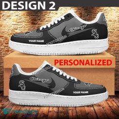 Custom Name Chicago White Sox Teams Air Force 1 Shoes Design Gift AF1 Sneaker For Fans - Chicago White Sox Air Force 1 Sneaker Personalized Style 2