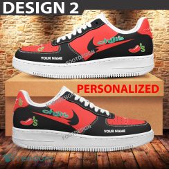 Custom Name Chili's Brand Air Force 1 Sneakers New Pattern For Fans Gift AF1 Shoes - Brands Chili's Air Force 1 Sneakers Custom Name Photo 2