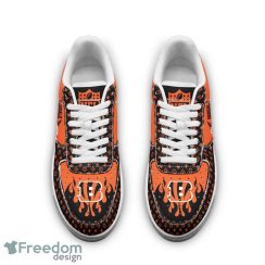 Custom Name Cincinnati Bengals Drip Sneakers Air Force Shoes For Fans Custom Name Product Photo 3