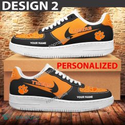 Custom Name Clemson Tigers Teams Air Force 1 Shoes Design Gift AF1 Sneaker For Fans - Clemson Tigers Air Force 1 Sneaker Personalized Style 2