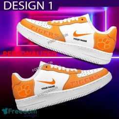 Custom Name Clemson Tigers Teams Air Force 1 Shoes Design Gift AF1 Sneaker For Fans Custom Name Clemson Tigers Teams Air Force 1 Shoes Design Gift AF1 Sneaker For Fans