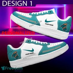 Custom Name Coastal Carolina Chanticleers Teams Air Force 1 Shoes Design Gift AF1 Sneaker For Fans