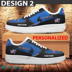 Custom Name Columbus Blue Jackets Teams Air Force 1 Shoes Design Gift AF1 Sneaker For Fans - Columbus Blue Jackets Air Force 1 Sneaker Personalized Style 2