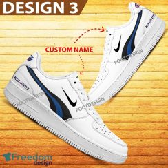 Custom Name Columbus Blue Jackets Teams Air Force 1 Shoes Design Gift AF1 Sneaker For Fans - Columbus Blue Jackets Air Force 1 Sneaker Personalized Style 3