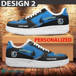 Custom Name Dallas Mavericks Teams Air Force 1 Shoes Design Gift AF1 Sneaker For Fans - Dallas Mavericks Air Force 1 Sneaker Personalized Style 2