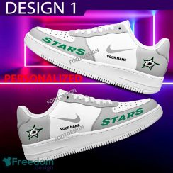 Custom Name Dallas Stars Teams Air Force 1 Shoes Design Gift AF1 Sneaker For Fans Custom Name Dallas Stars Teams Air Force 1 Shoes Design Gift AF1 Sneaker For Fans
