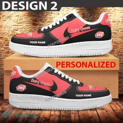 Custom Name DBrand Airy Queen Brand Air Force 1 Sneakers New Pattern For Fans Gift AF1 Shoes - Brands Dairy Queen Air Force 1 Sneakers Custom Name Photo 2