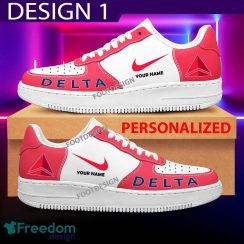 Custom Name Delta Brand Air Lines Brand Air Force 1 Sneakers New Pattern For Fans Gift AF1 Shoes Custom Name Delta Brand Air Lines Brand Air Force 1 Sneakers New Pattern For Fans Gift AF1 Shoes