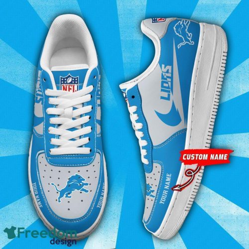 Custom Name Detroit Lions Custom Name Air Force Shoes Limited For Men And Women Sport Shoes Product Photo 3