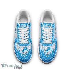 Custom Name Detroit Lions Drip Sneakers Air Force Shoes For Fans Custom Name Product Photo 3