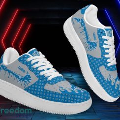 Custom Name Detroit Lions Drip Sneakers Air Force Shoes For Fans Custom Name