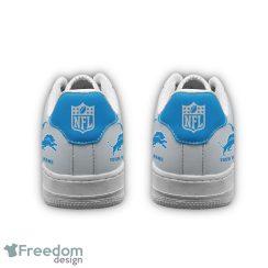 Custom Name Detroit Lions Drip Sneakers Air Force Shoes For Fans Custom Name Product Photo 4