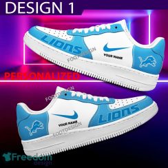 Custom Name Detroit Lions Teams Air Force 1 Shoes Design Gift AF1 Sneaker For Fans Custom Name Detroit Lions Teams Air Force 1 Shoes Design Gift AF1 Sneaker For Fans