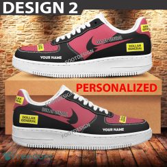 Custom Name Dollar General Brand Air Force 1 Sneakers New Pattern For Fans Gift AF1 Shoes - Brands Dollar General Air Force 1 Sneakers Custom Name Photo 2