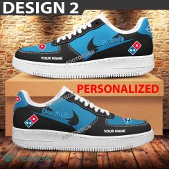 Custom Name Domino's Brand Air Force 1 Sneakers New Pattern For Fans Gift AF1 Shoes - Brands Domino's Air Force 1 Sneakers Custom Name Photo 2